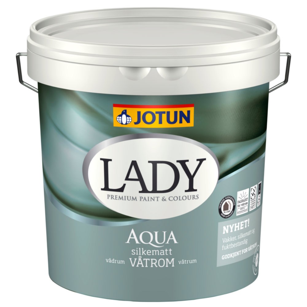 Billede af Jotun LADY Aqua (vådrum) - Glans 10 2,7 liter hos HC Farver