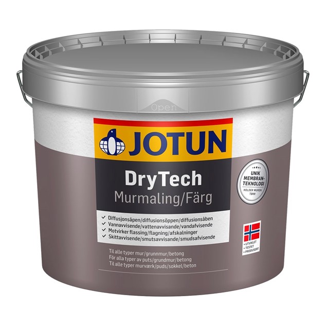 Jotun DryTech facademaling - Selvrensende silikoneemulsion