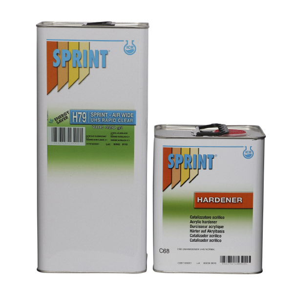 Sprint H79 2k klarlak - 7Â½ ltr. incl. hæ... Incl. 2Â½ ltr. C69 Fast hærder.