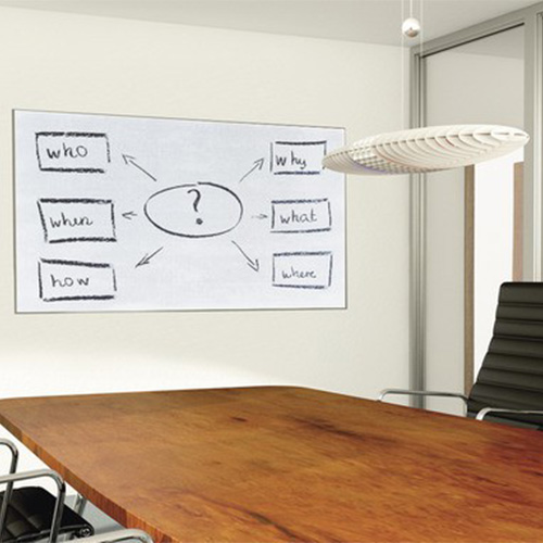 Whiteboard folie incl. tusch. 45x200cm.