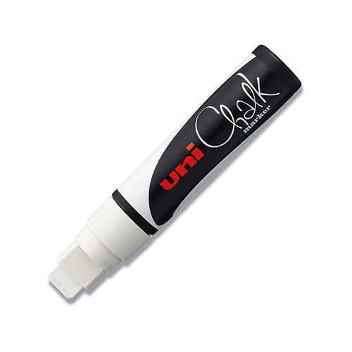 Se Uni Chalk Marker / PWE Serien / 0,9 mm. ... Hvid PWE-8K hos HC Farver
