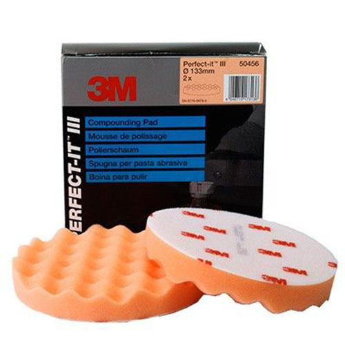 Se 3M 50456 Polerpuder (Orange) Ø133mm - 2 ... hos HC Farver