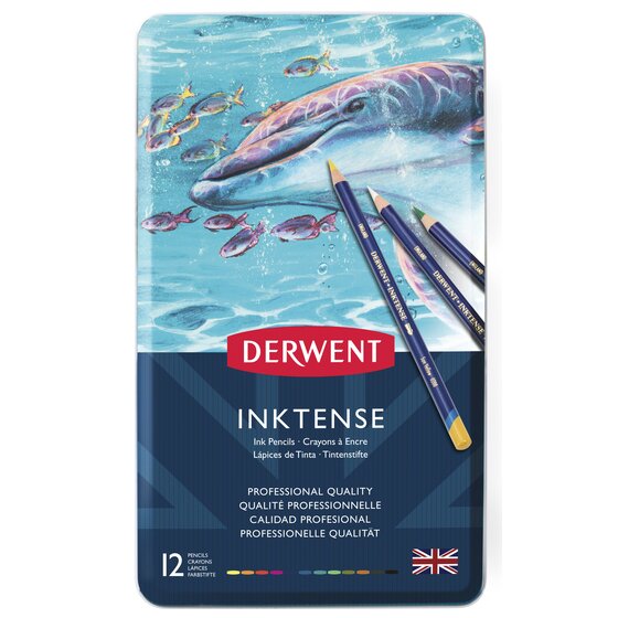 Billede af Derwent Inktense - 12 stk. - Fast Lavpri...