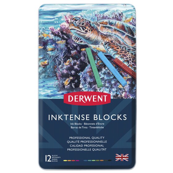 Billede af Derwent Inktense Blocks - 12 stk. - Fast...