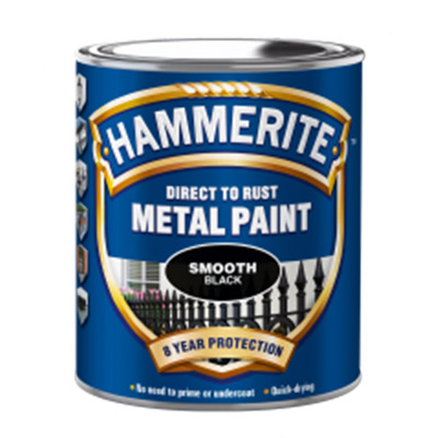 Hammerite Metal Maling - 750 ml.  Hammerlak - Sølvgrå