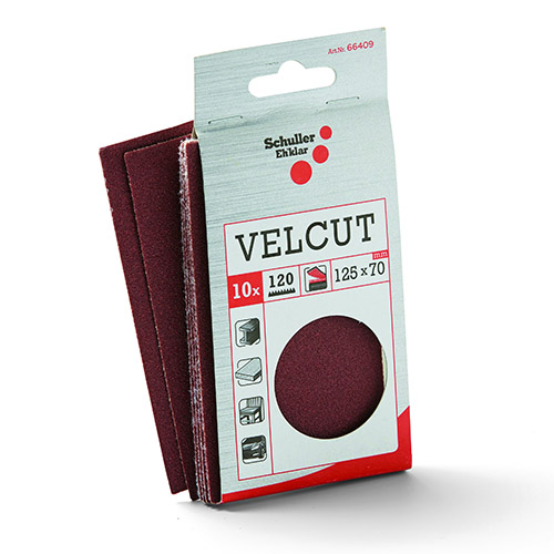 Se Velcut - 10 stk. Sandpapir m/ velcro - s... Korn: 150 hos HC Farver