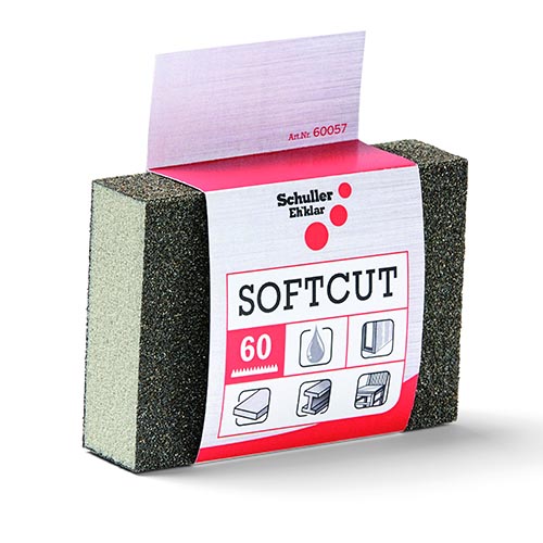 Softcut Slibeklods - Str. 98 x 68 x 25 m... Korn: 36
