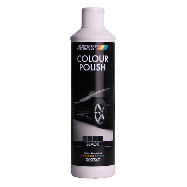 Se Motip polish med farve - 500 ml. Sort hos HC Farver
