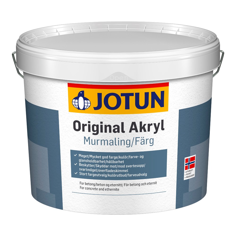 Billede af Jotun Mur Akryl - sokkel og facademaling 9 liter