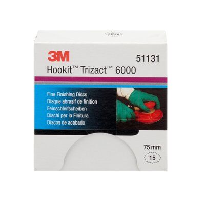 Billede af 3M 51131 Trizact P6000 - 15 stk. Ø75 mm.