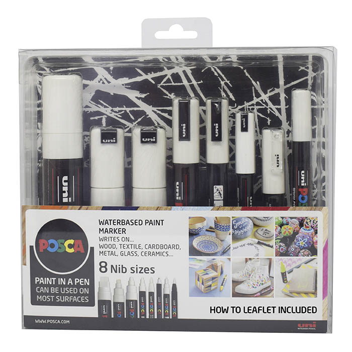 Uni Posca 8 Stk. / Ultimate White I Gave...