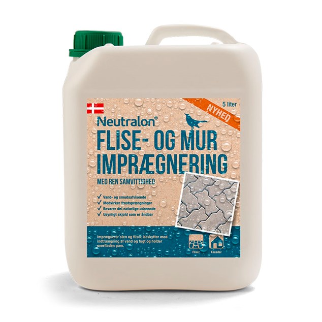 Neutralon Flise og mur imprægnering - 5 ltr. (ca. 35 kvm.)