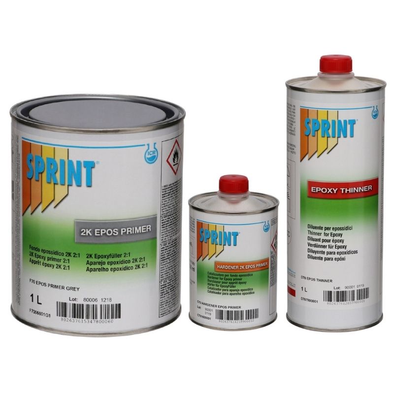 Se Sprint F70 2K Epoxy primer - komplet sæt... hos HC Farver