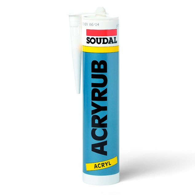 Soudal Acryrub - Proff akrylfuge - 310 ml.