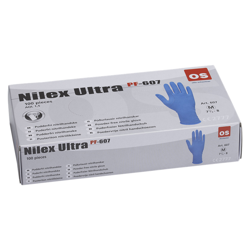 Billede af Nilex Ultra 607 PF nitrigelhandsker - 10... Large hos HC Farver