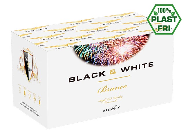 Branco - 25 skuds batteri - 160 gram nem - Nr. 94
