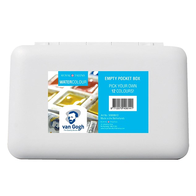 Van Gogh travel box - inddelt i 18 rum (12 x ½ pan) 