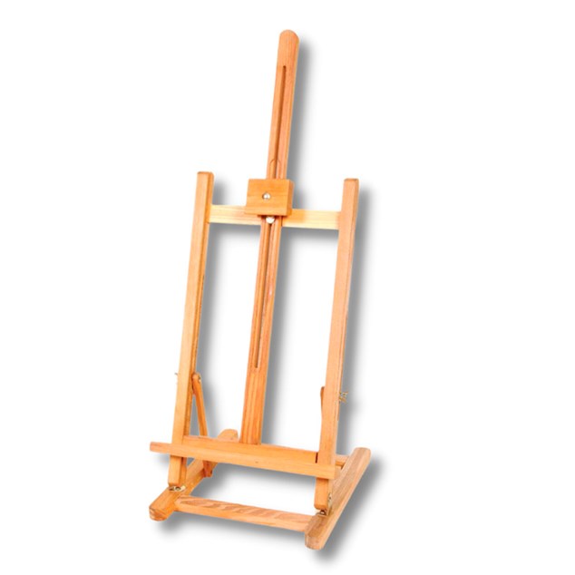 Artino bordstaffeli - optil 56 cm. lærrede 