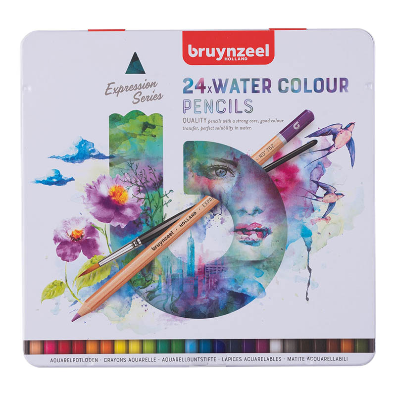 Billede af Bruynzeel Watercolour Expression - 24 st...