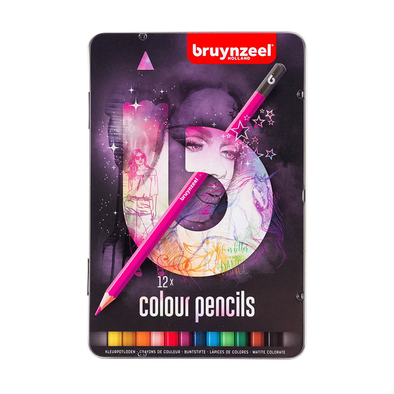 Billede af Bruynzell colour pencils light - 12 stk....