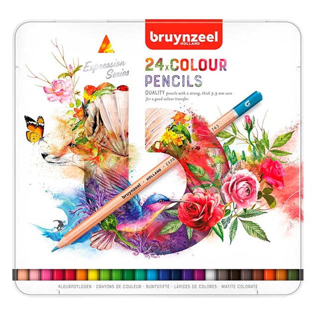Bruynzeel colour pencils expression - 24 stk. - Fast Lavpris 