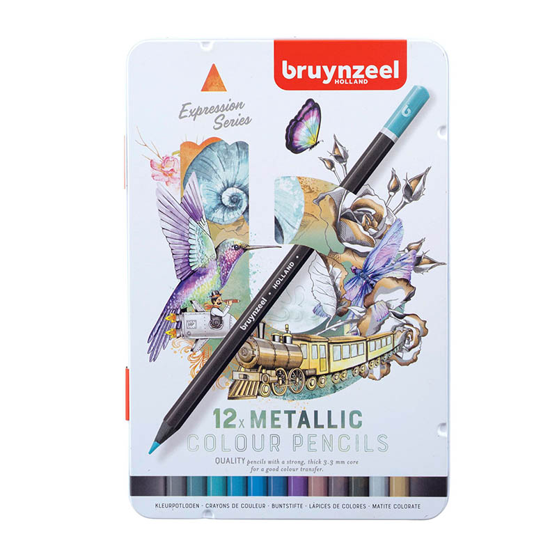 Billede af Bruynzeel colour pencils metallic - 12 s...