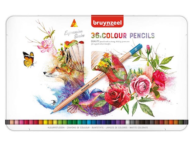 Bruynzeel colour pencils expression - 36 stk. - Fast Lavpris 