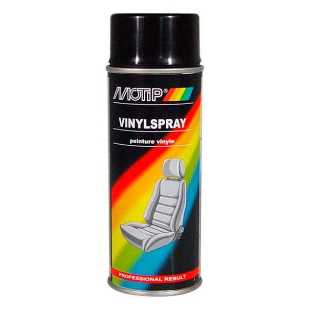 Motip Vinylspray - Indfarvning af læder, vinyl m.m - 400 ml. - Hvid