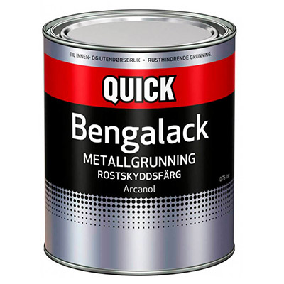 Quick Bengalack metalgrunder 0,75 ltr.
