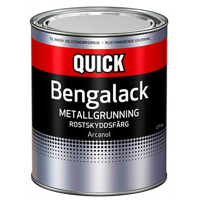 Billede af Quick Bengalack metalgrunder 0,75 ltr. hos HC Farver