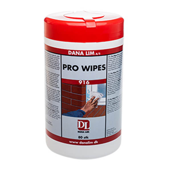 Billede af Dana Lim Pro Wipes 916 - 80 stk.