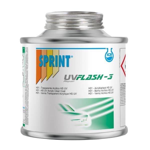 Sprint H01 UV klarlak - 500 ml. (Klar til brug - ca. 40 spotrepair)