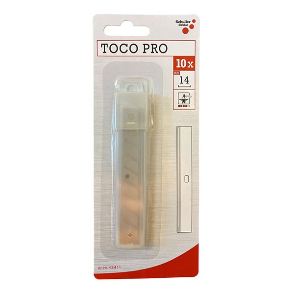 Løse blade til Tapetskraber Toco Pro - 10 stk.