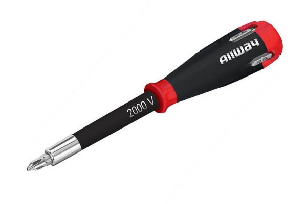 Allway SD41 skruetrækker incl. 4 bits 