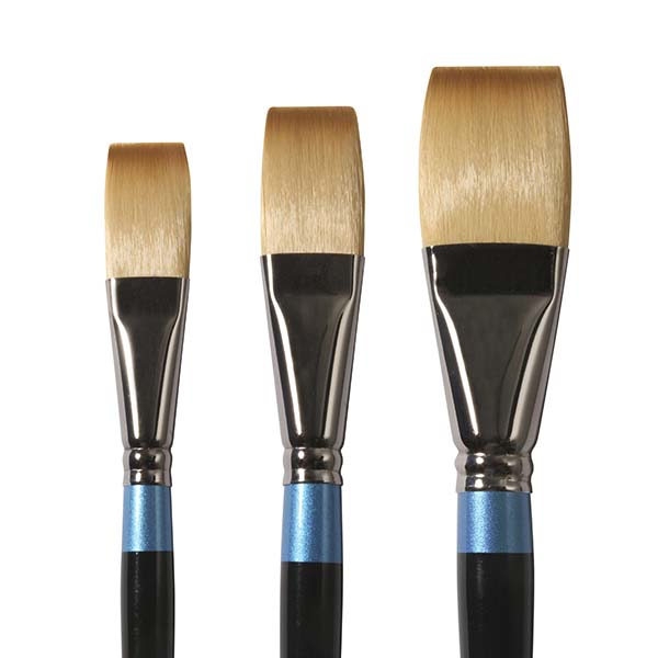 Encommium dobbelt Tjen Aquafine fladpensel - One stroke AF21 - 282021 - Lækker akvarel pensel