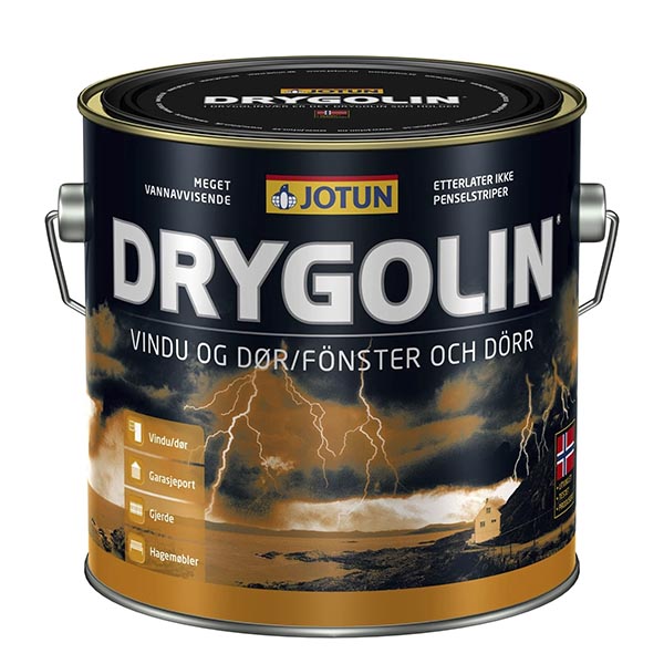 Drygolin vinduesmaling - udendørs  2,7 liter