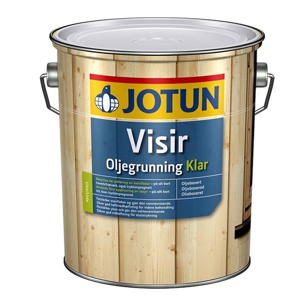 Se Jotun Visir Oljegrunding - farveløs træg... 3 liter hos HC Farver