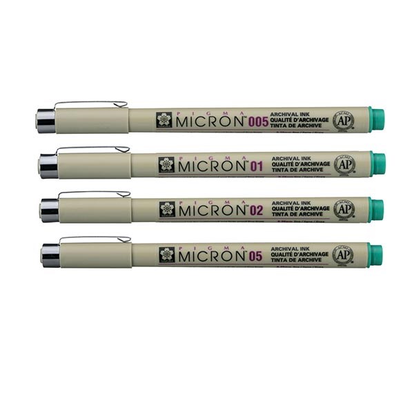 Sakura Pigma Micron - grøn