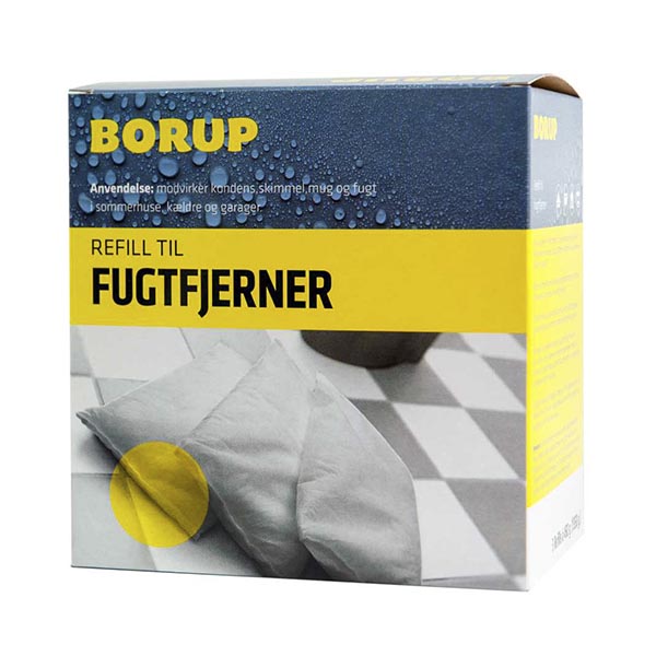 Borup fugtfjerner refill - 3 x 450 gram.