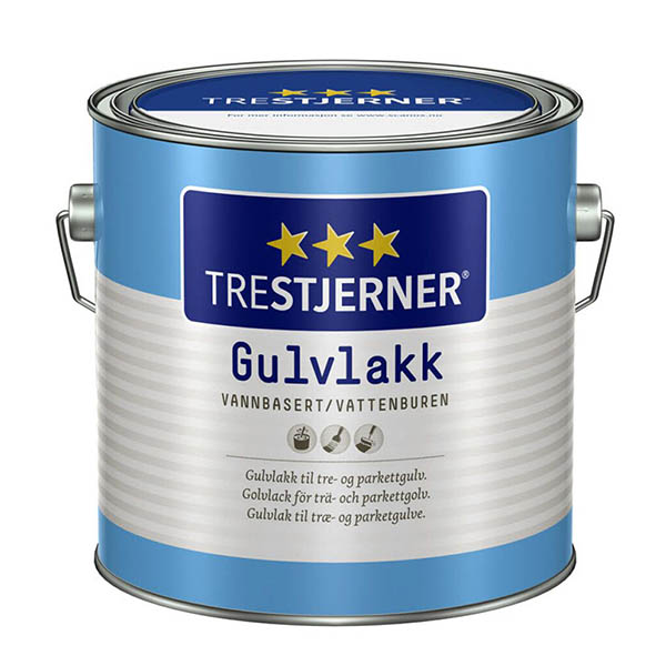 Se Trestjerner gulvlak (vandbaseret) 3 liter mat hos HC Farver