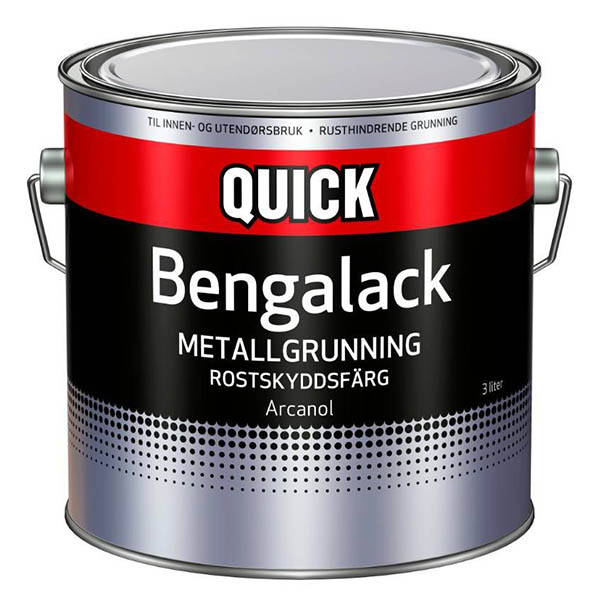 Quick Bengalack metalgrunder - 3 ltr.