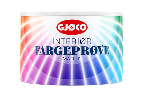 Gjøco farveprøve indendørs - 0,5 ltr.