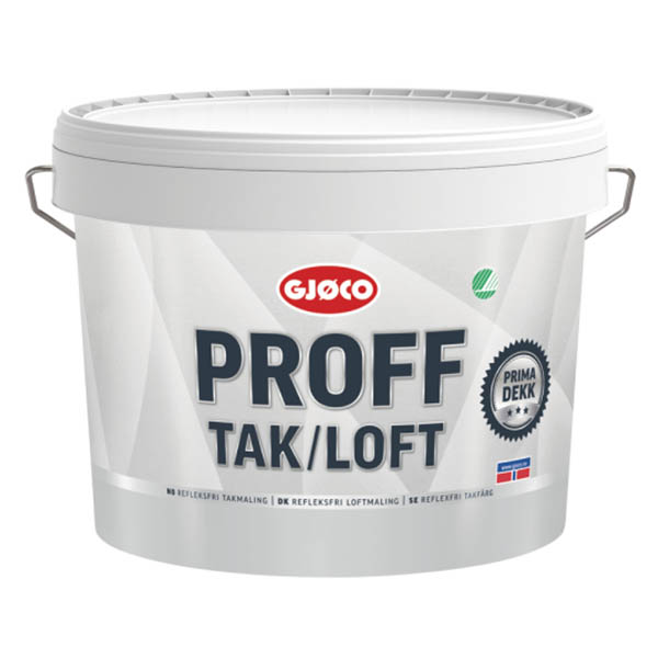 Billede af Gjøco tak/loft - refleksfri loftmaling 2,7 liter