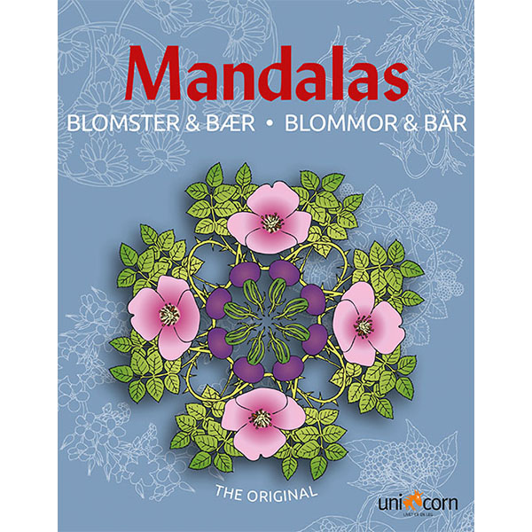 Mandalas malebog - Blomster og bær - The...