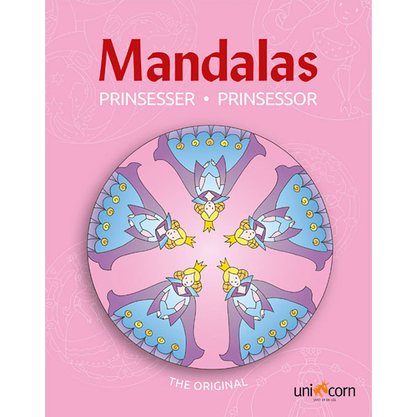 Billede af Mandalas malebog - Prinsesser - The orig...