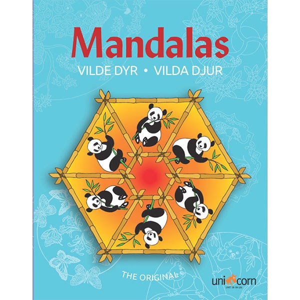 Mandalas malebog - Vilde dyr - The original