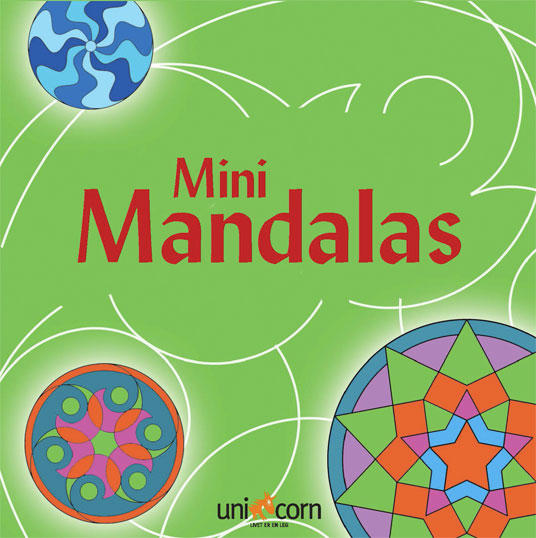 Mandalas mini malebog - Grøn