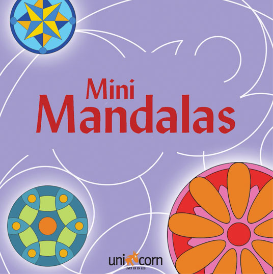 Billede af Mandalas mini malebog - Lilla