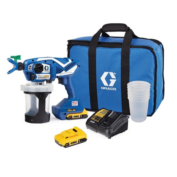Graco UltraMax m/2 batt.,2 dyser, oplader, taske m.m
