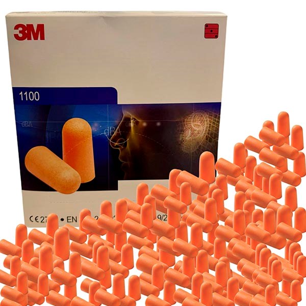 3M ørepropper model 1100 - køb kasse m/ 200 par 
